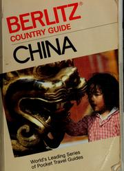 Cover of: China by Editions Berlitz S.A.