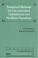 Cover of: Numerical Methods for Unconstrained Optimization and Nonlinear Equations (Classics in Applied Mathematics)