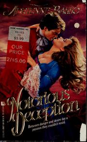 Cover of: Notorious deception by Adrienne Basso