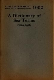 Cover of: A dictionary of sea terms