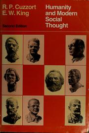 Cover of: Humanity and modern social thought