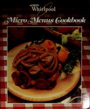 Whirlpool micro menus cookbook.