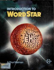 Cover of: Introduction to WordStar