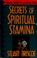 Cover of: Secrets of spiritual stamina