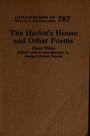 Cover of: The Harlot's house and other poems
