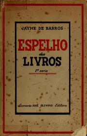 Cover of: Espelho dos livros: (estudos literarios).