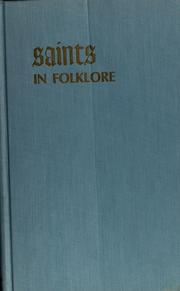 Cover of: Saints in folklore