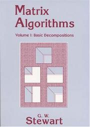 Cover of: Matrix algorithms