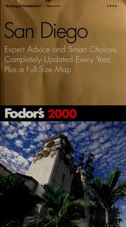 Cover of: Fodor's 2000 San Diego by Jeffrey Boswell