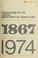 Cover of: Publications of the Canada Department of Agriculture, 1867-1974.