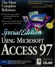 Cover of: Using Microsoft Access 97