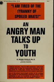 Cover of: An angry man talks up to youth