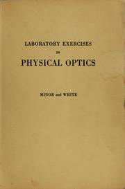 Cover of: Laboratory exercises in physical optics