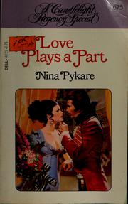 Cover of: Love Plays a Part: (Candlelight Regency #675)