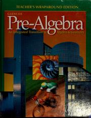 Cover of: Glencoe pre-algebra: an integrated transition to algebra & geometry