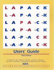 Cover of: LAPACK Users