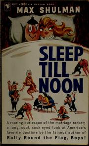 Cover of: Sleep till noon