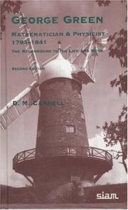 Cover of: George Green by D. M. Cannell