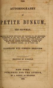 The autobiography of Petite Bunkum, the showman