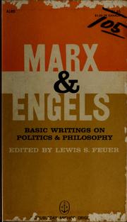 Basic writings on politics and philosophy by Karl Marx