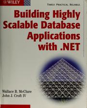 Cover of: Building highly scalable database applications with .NET