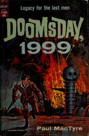 Cover of: Doomsday, 1999 by Paul MacTyre
