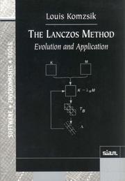 The Lanczos method by Louis Komzsik