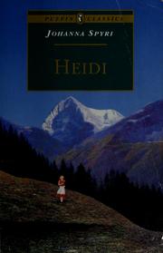 Cover of: Heidi by Johanna Spyri ; translated from the German by Eileen Hall ; illustrated by Cecil Leslie