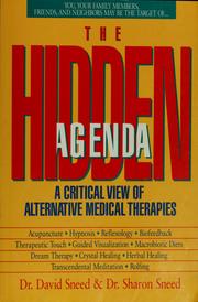 Cover of: The hidden agenda