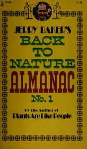 Cover of: Jerry Baker's Back to nature almanac