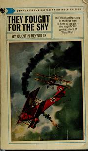 Cover of: They fought for the sky