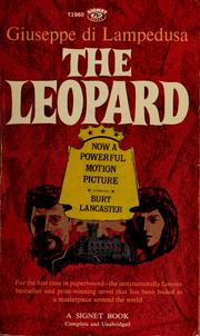 Cover of: The leopard | Giuseppe Tomasi di Lampedusa