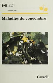 Cover of: Maladies du concombre by W. R. Jarvis