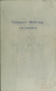 Cover of: Merriam Webster Dictionary by Merriam-Webster