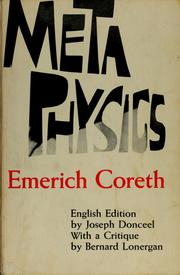 Cover of: Metaphysics (A continuum book)