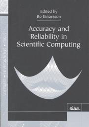 Cover of: Accuracy and reliability in scientific computing by edited by Bo Einarsson.