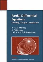 Cover of: Partial differential equations: modeling, analysis, computation