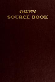 Cover of: Owen source book