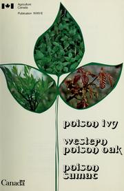 Poison-ivy, western poison oak, poison sumac by Gerald A. Mulligan