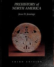 Cover of: Prehistory of North America by Jesse David Jennings