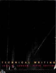 Cover of: Technical writing by John M. Lannon