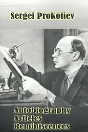 Cover of: S. Prokofiev: Autobiography, Articles, Reminiscences