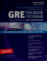 Cover of: GRE exam: Premier program