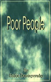 Cover of: Poor People by Фёдор Михайлович Достоевский