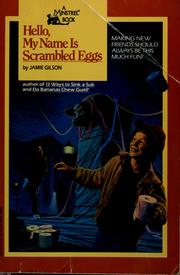 Cover of: Hello, my name is Scrambled Eggs by Jamie Gilson