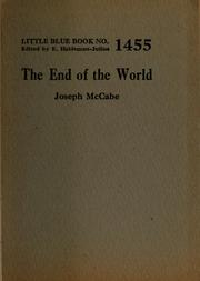 Cover of: The end of the world