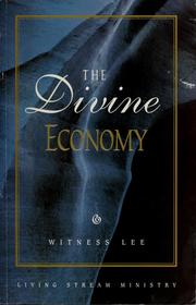 Cover of: The divine economy