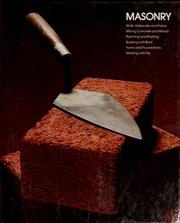 Cover of: Masonry by Time-Life Books
