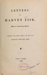 Letters of Harvey Fisk by Harvey Fisk