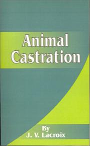 Animal castration by J. V. Lacroix